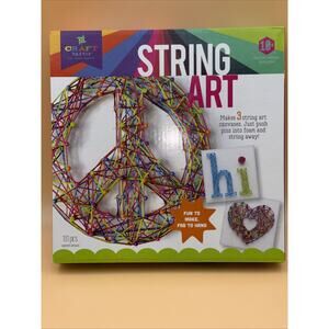 DIY String Art Craft Kit for Kids Everything Included For 3 Fun Arts & Crafts